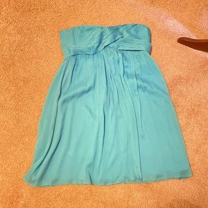 Draped chiffon cocktail dress